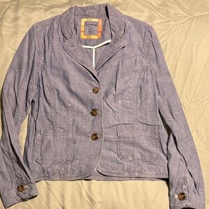 L.L. Bean Women's washed denim Blazer